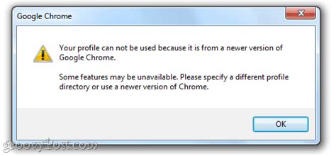 Specifically, the errors listed here are in the global, or default, domain for google apis. Fix Chrome Error Message: "Your profile can not be used ...