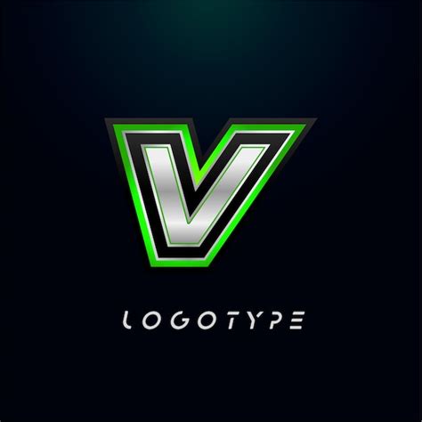 Premium Vector Letter V For Video Game Logo And Super Hero Monogram