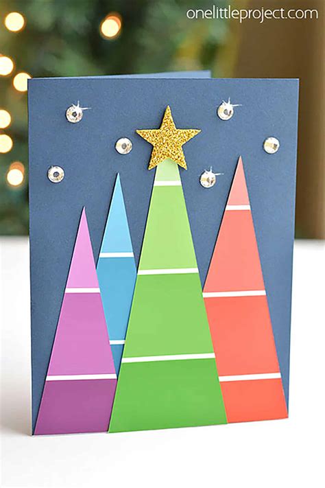 15 Diy Christmas Cards To Pop In The Mailbox This Year