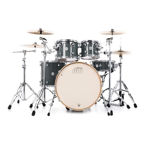 Dw Design Series 5 Piece Shell Pack Steel Gray Marshall Music