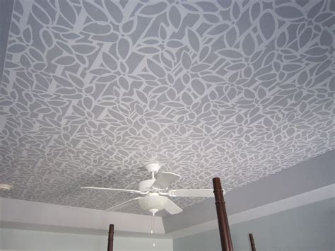 See more ideas about stencils, stencils wall, ceiling design. stenciled ceiling in the bedroom Aspen Allover Stencil ...