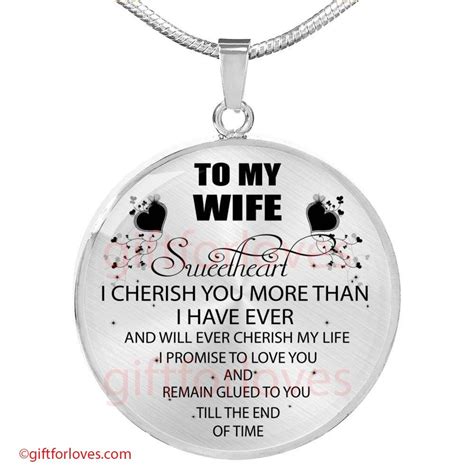 You can always come back for coupons from husband to wife because we update all the. Wife And Husband Necklace Best Gift For Wife From Husband ...