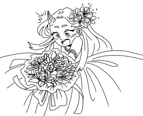 Eri 2 Coloring Page Anime Coloring Pages