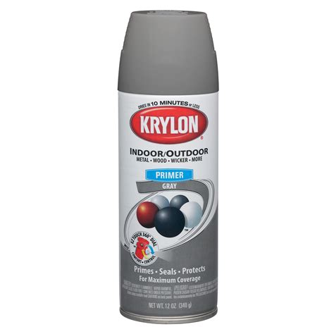 Krylon Grey Aerosol Primer Tools Painting And Supplies Spray Paint