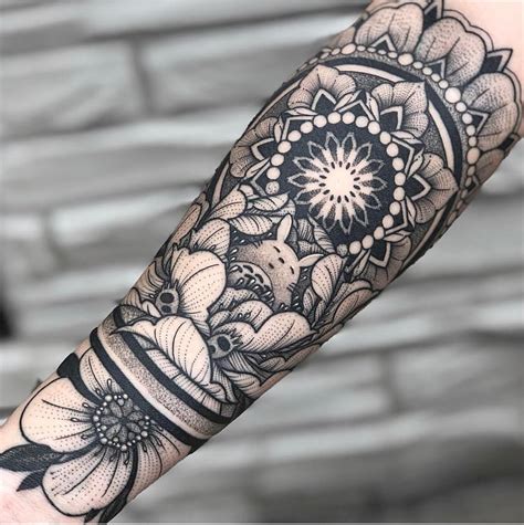 Mandala Flower Tattoo Sleeve