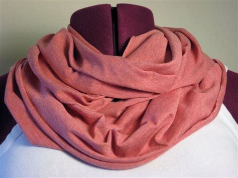 Infinity Scarf In Winter Dusty Rose Ts Under 10 Etsy Scarf