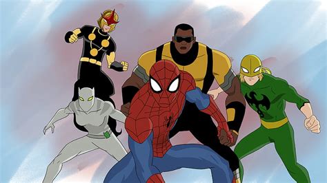 Spider Man Ultimate Spider Man Danny Rand Iron Fist Luke Cage Nova
