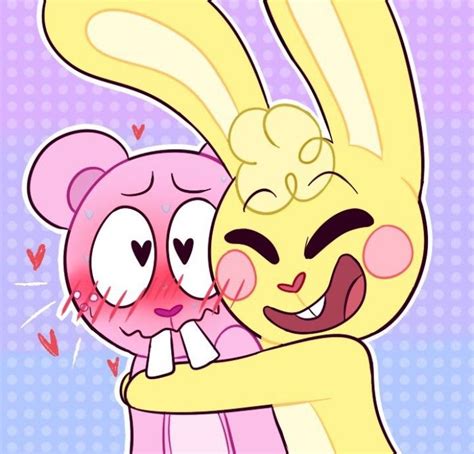 Cuddles X Toothy Happy Tree Friends