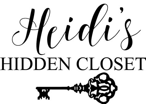 Heidi's Hidden Closet | Hidden closet, Heidi, Closet