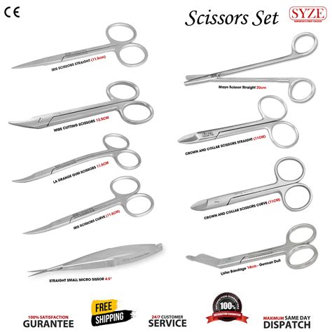 Dental Surgical Scissors Tissue Dissecting Micro Suture Dissecting