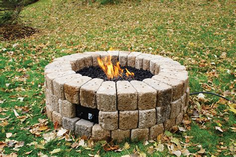 Stones we built this fire pit from landscaping blocks. 22 Unique Build Your Own Outdoor Firepit - Home Decoration and Inspiration Ideas