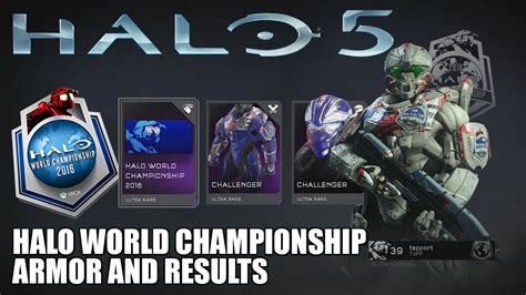 Halo World Championship 2016 Armor And Results Youtube