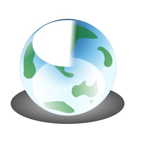 Recylcle Blue Crystal Earth Globe Png Svg Clip Art For Web Download
