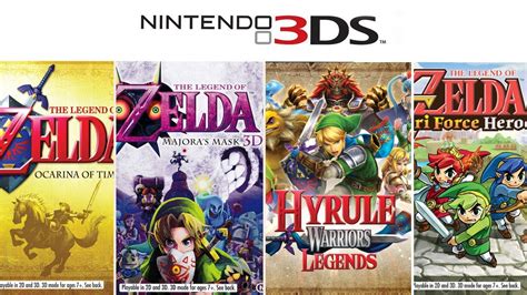 The Legend Of Zelda Games For 3ds Youtube