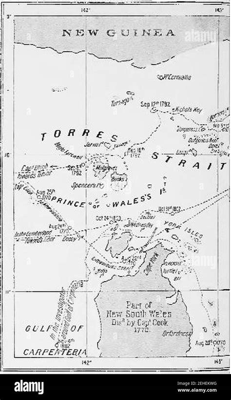 Page 345 Map The Life Of Matthew Flinders Stock Photo Alamy