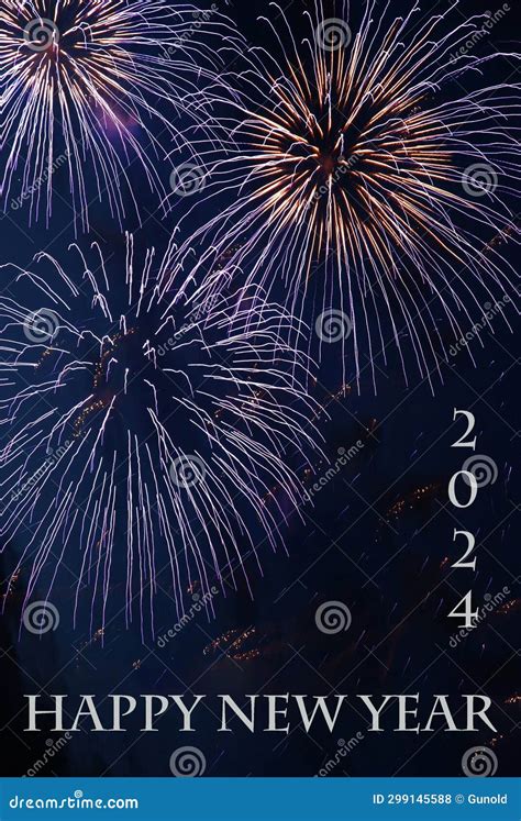 Firework On New Years Eve Stock Photo Image Of Celebration 299145588