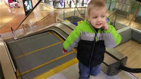 learning to use the escalator part 1 youtube