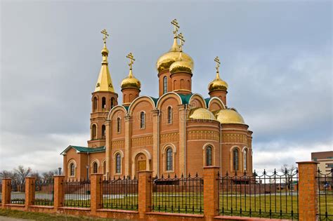 Chiesa Ortodossa Russa In Aktobe Immagine Stock Immagine Di Christ