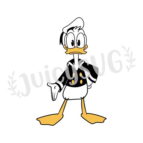 Donald Duck Ducktales Layered Svg Cricut Cut File Digital Etsy