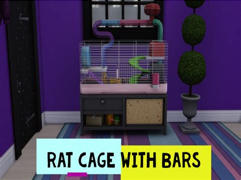 The Sims Resource Rat Cage With Bars Requires My First Pet