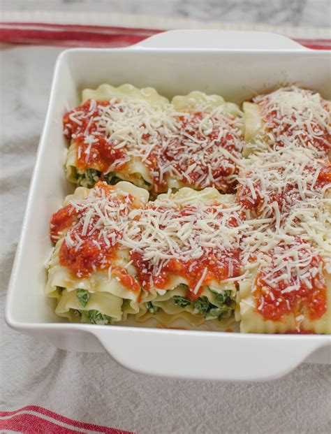 Spinach Lasagna Roll Ups Kitchn