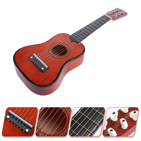 Guitar Acoustic Kids Beginner Toy Wooden Musical Mini Ukulele