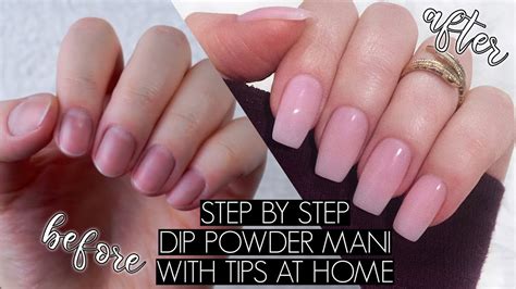 Diy Dip Powder Nails At Home The Beauty Vault Youtube