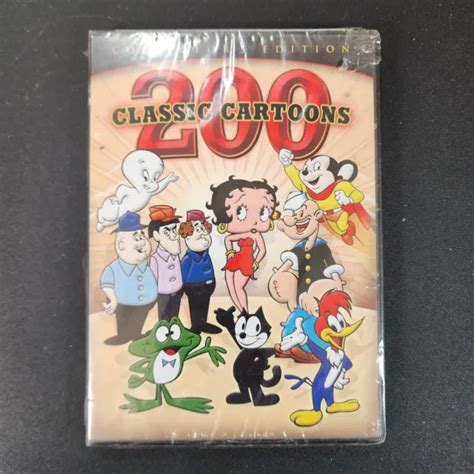 200 Classic Cartoons Collectors Edition Dvd 4 Disc 695 Picclick