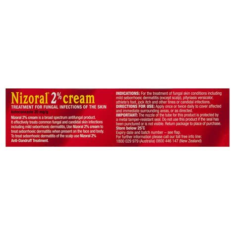 Buy Nizoral 2 Cream 30g Online At Chemist Warehouse®