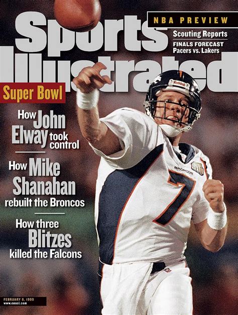 Denver Broncos Qb John Elway Super Bowl Xxxiii Sports Illustrated