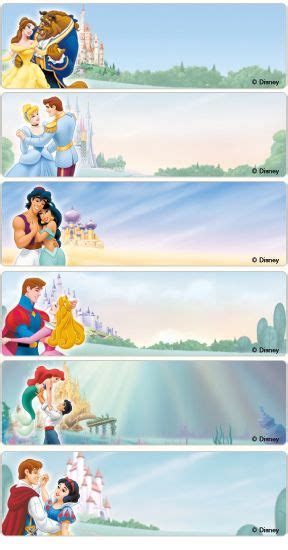 Princess Address Labels Expressionery Simply Sweet Disney Princess