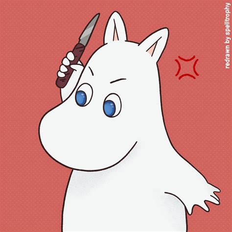 Angry Moomin Redrawn By Spelltrophy On Deviantart