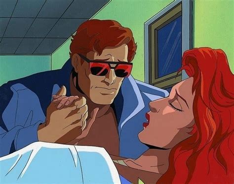 Scott Summers And Jean Grey Marvel Animation Animation Cel Animation