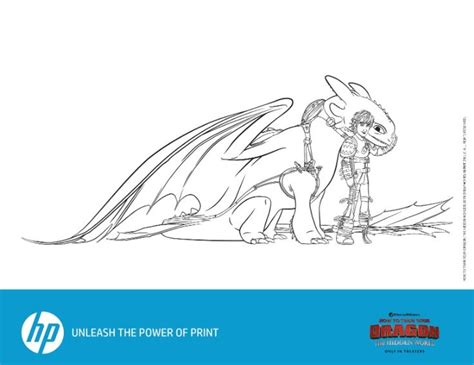 How To Train Your Dragon The Hidden World Prints From Hp How To