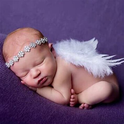 2 Pcs Newborn Photography Props Fairy Baby Angel Baby