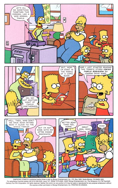 Read Online Simpsons Comics Comic Issue 127