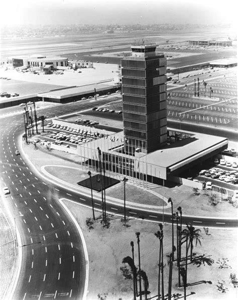 Aerial View Of Los Angeles International Airports New Control Tower