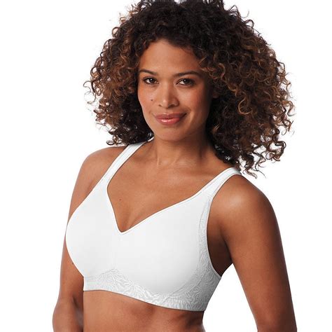 playtex women s 18 hour side and back smoothing wirefree bra white