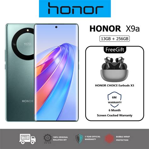 Honor X9a 5g Smartphone 8gb Ram 256gb Rom 667 Ultra Tough Oled