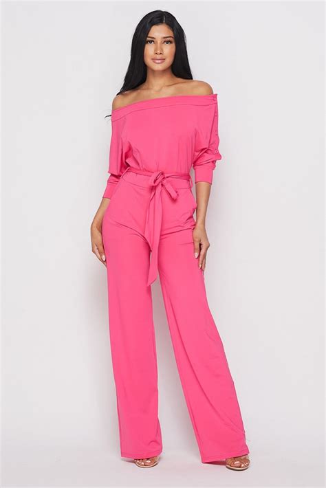 Off The Shoulder Jumpsuit Foxy And Beautiful