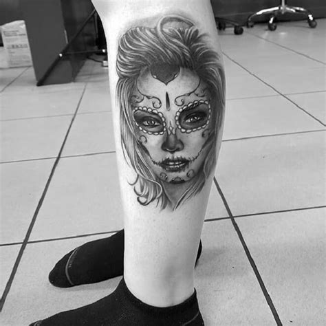 Top 30 Day Of The Dead Girl Tattoos Day Of The Dead Girl Tattoo Designs