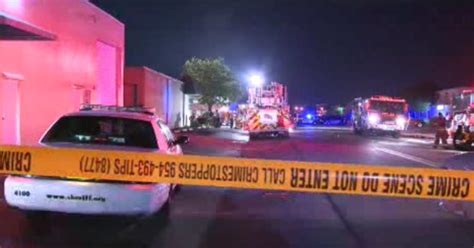 Deadly Warehouse Fire In Pompano Beach Cbs Miami