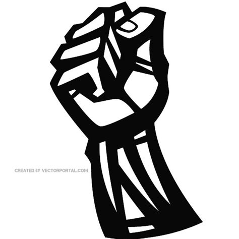 Fist Graphic Royalty Free Stock Vector Clip Art