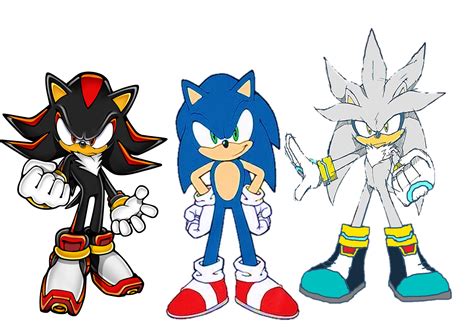 Sonic Shadow And Silver The Three Hedgehogs Sonic Shadow And Silver Fan Art 43291536 Fanpop