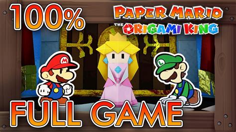 Paper Mario The Origami King Full Game 100 Walkthrough Youtube