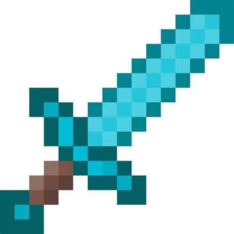 Pixilart Minecraft Diamond Sword By Death Drawer