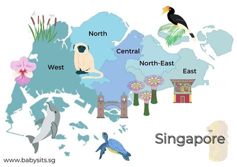 Map Of Singapore For Kids Free Printable Fun Facts And Activities