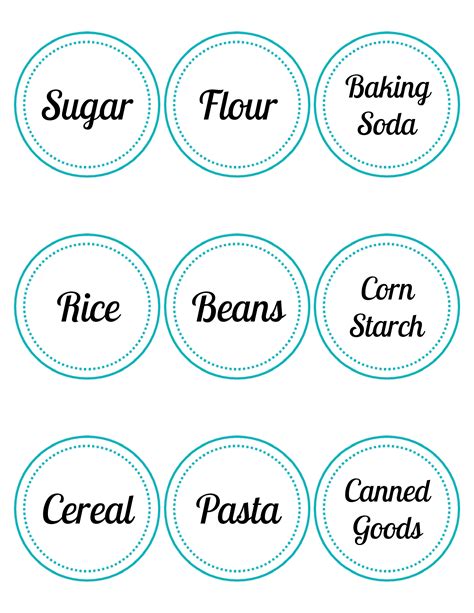 9 Free Pantry Labels The Mom Survival Guide