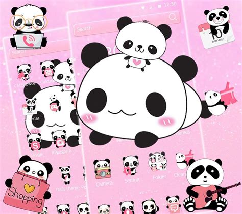 48 Gambar Imut Panda Kartun Galeri Gambar Lian