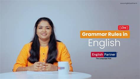 English Grammar Rules English Partner Learn English Online Youtube